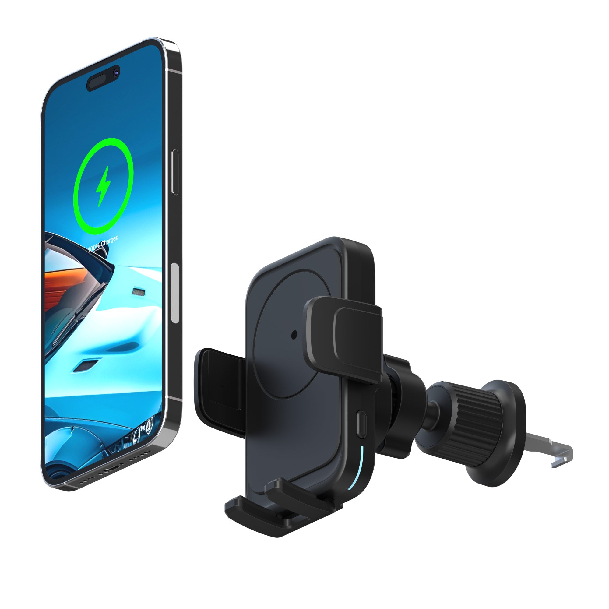 Phone Charger Stand Wireless Charger For Iphone With Popsocket