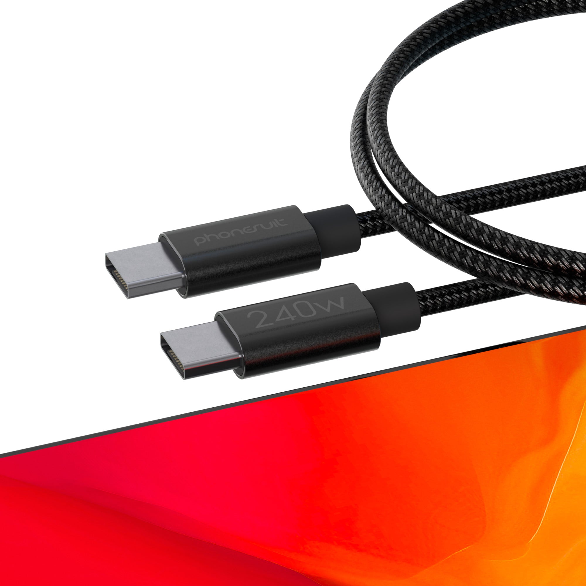 Novo Pro USB C to USB C Cable | 240 Watt Ultra-Fast Charger | 6ft