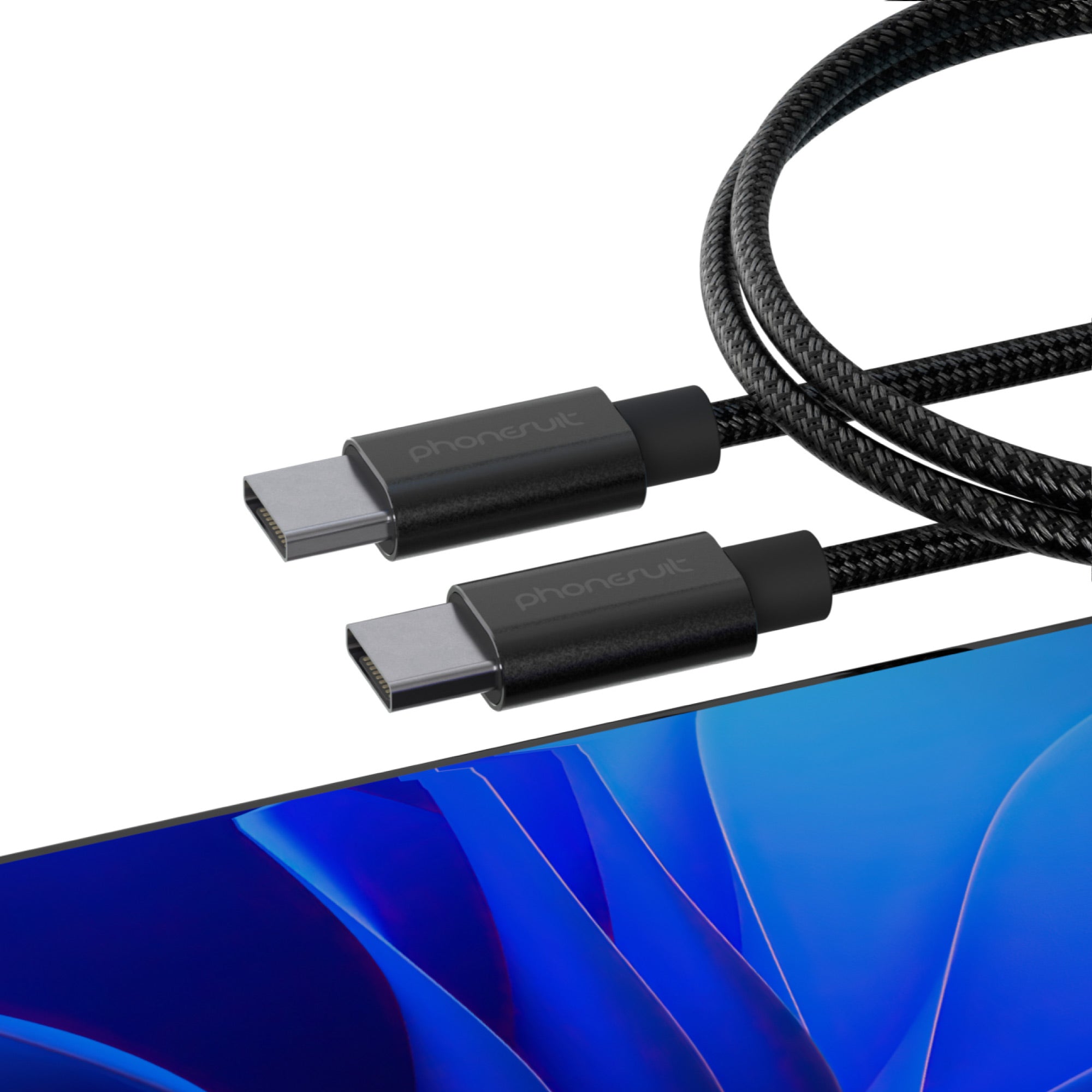 Novo Pro USB C to USB C Cable | 60 Watt Fast Charger | 10ft