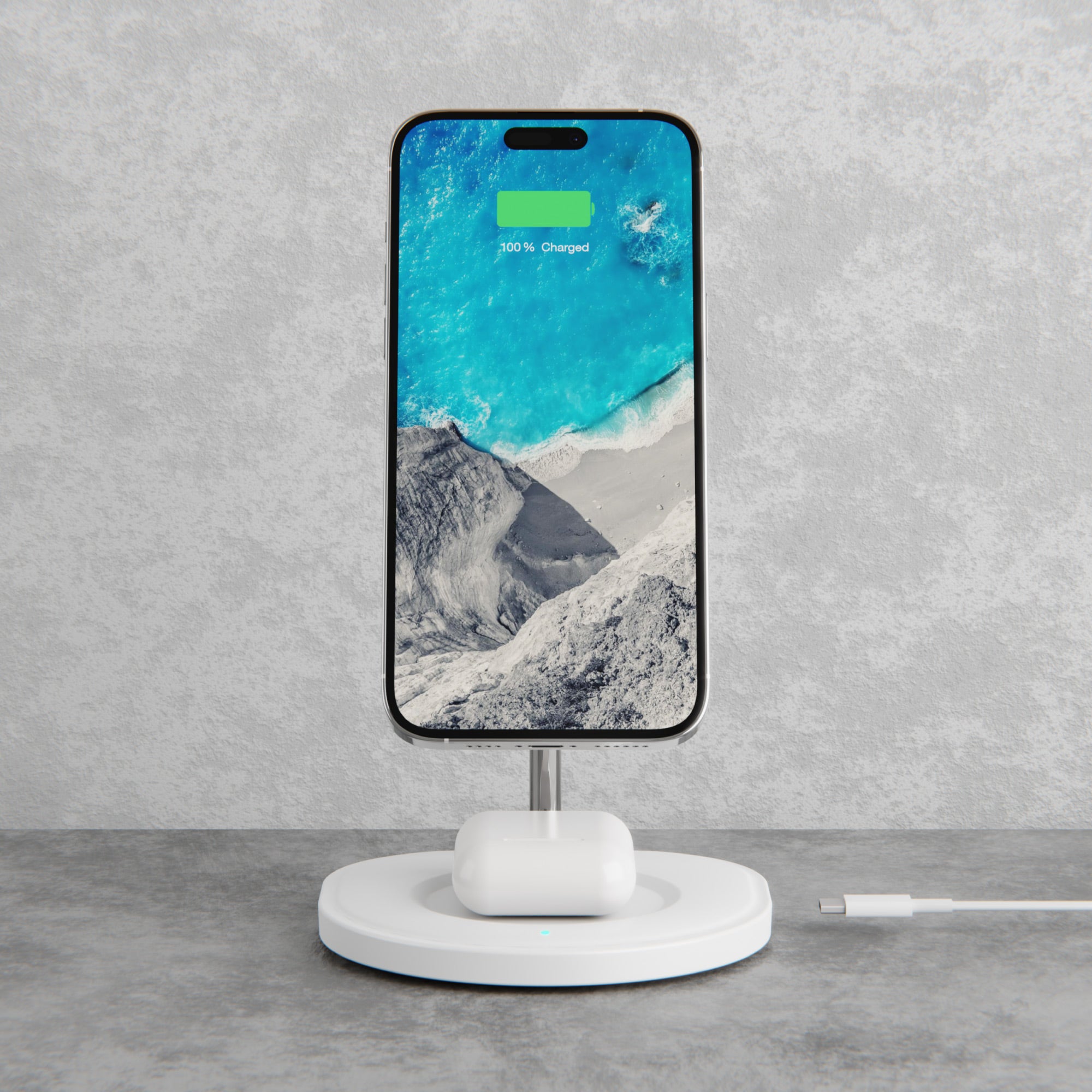 Mag Stand | Wireless MagSafe Magnetic Charging Station | for iPhone, iWatch & AirPods