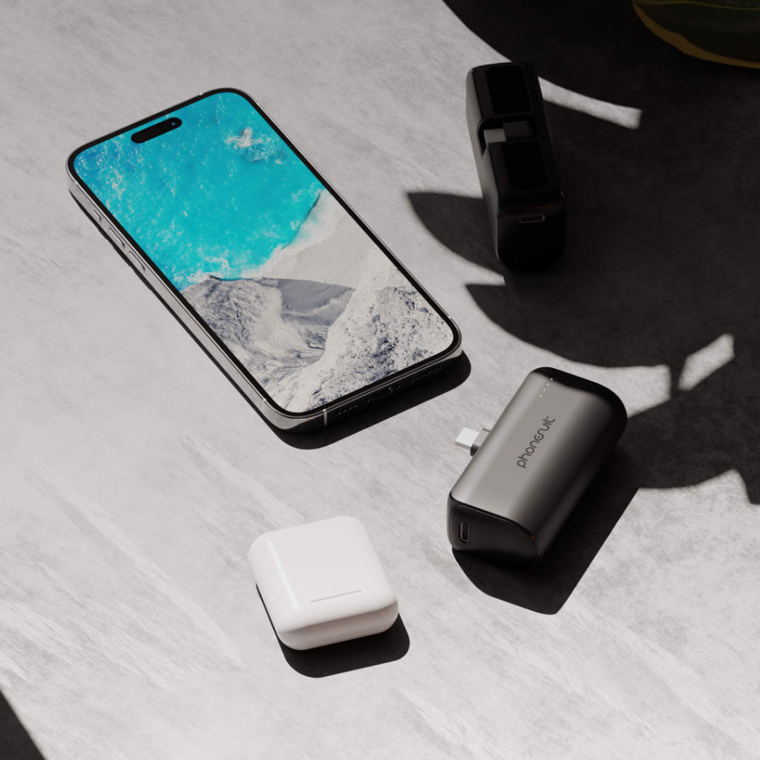 Compact Charger Apple iPhone Small Portable Charger & USB-C Battery Pack | Samsung ...
