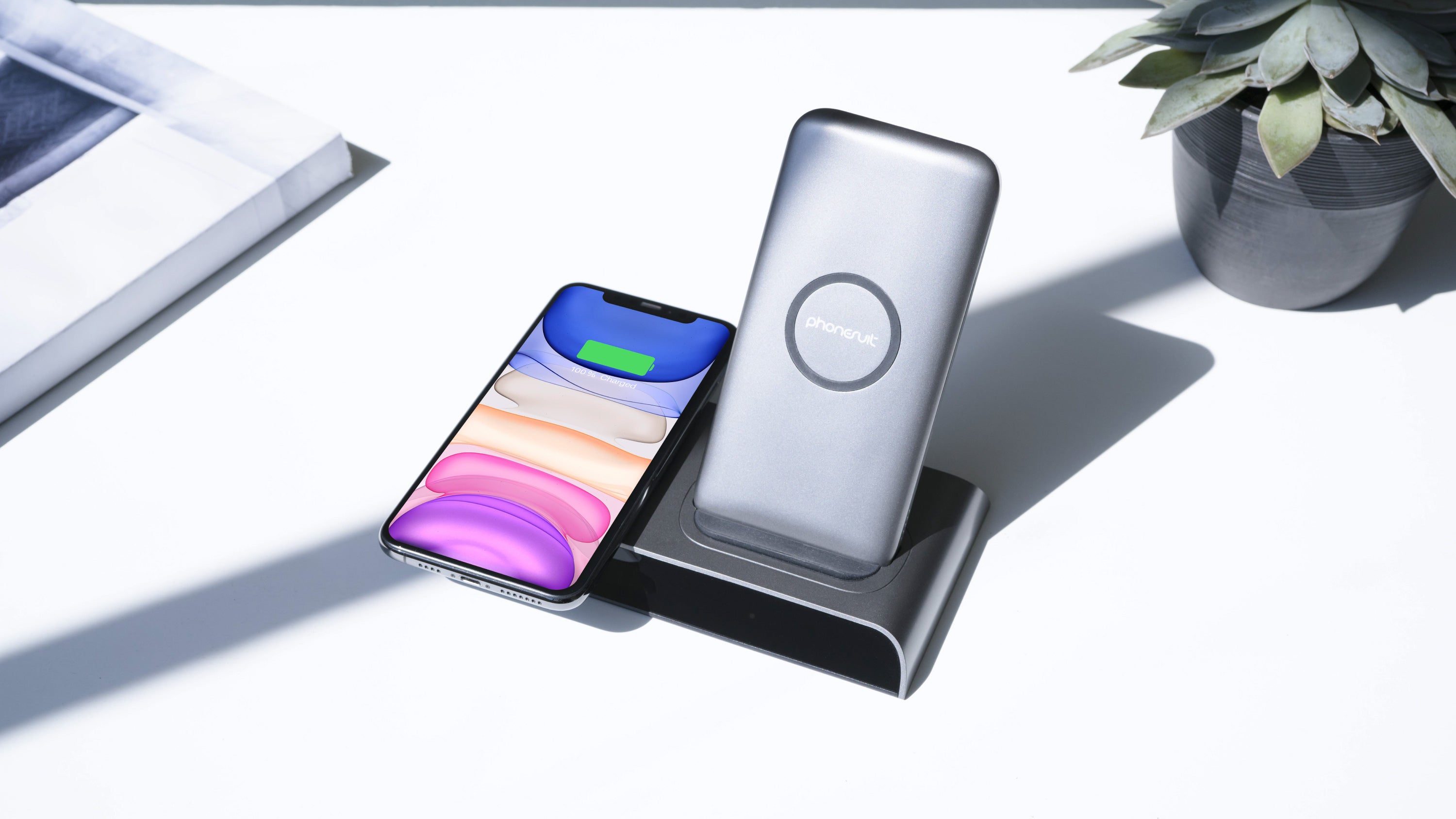 iPhone Charging Station Stand, Wireless Dock & Power Bank Apple