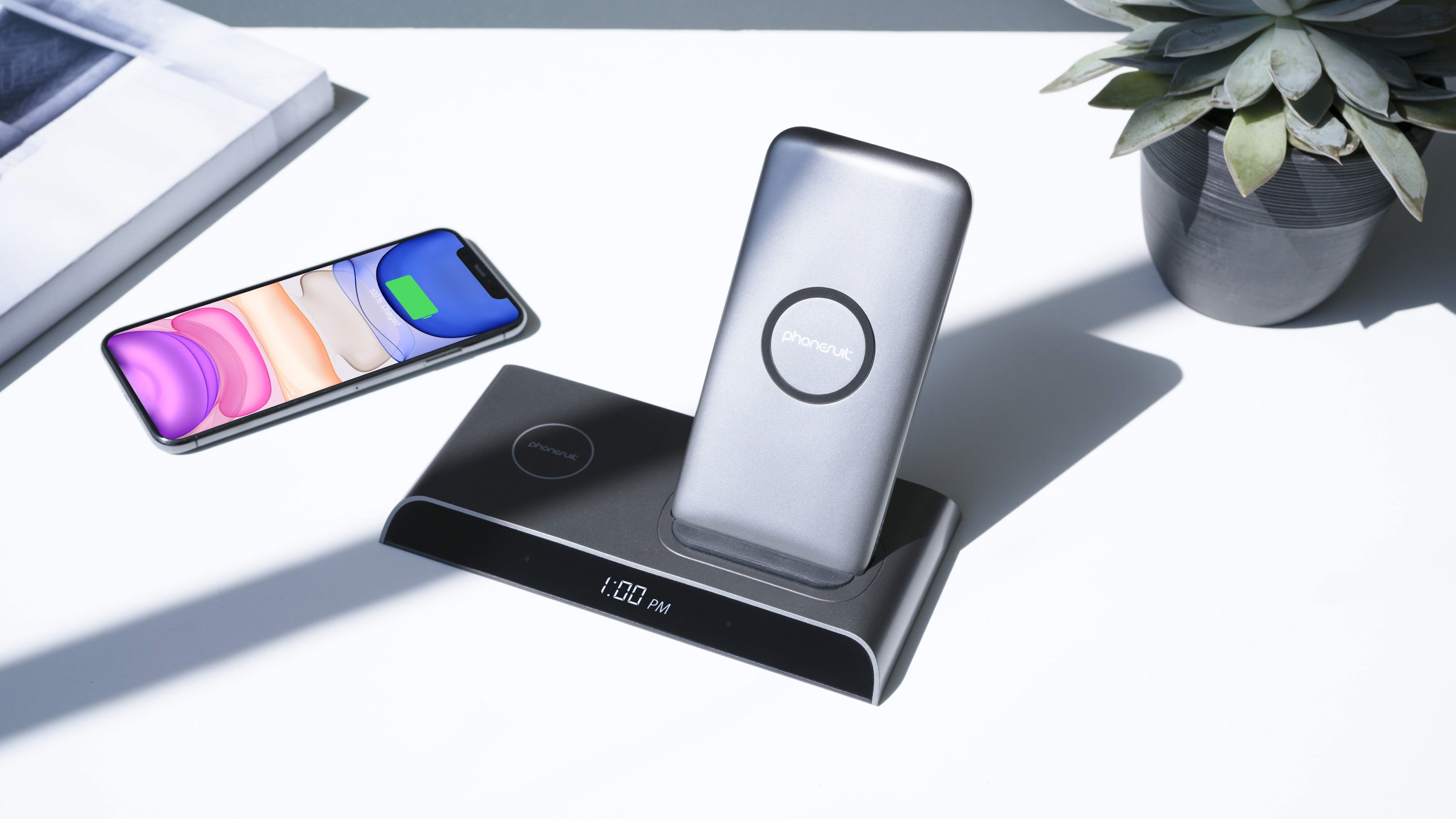 iPhone Charging Station Stand, Wireless Dock & Power Bank Apple