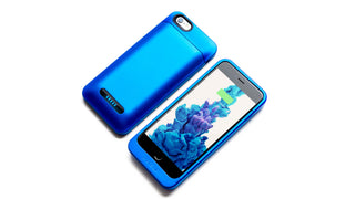 PhoneSuit Elite 6 Battery Case in metallic blue